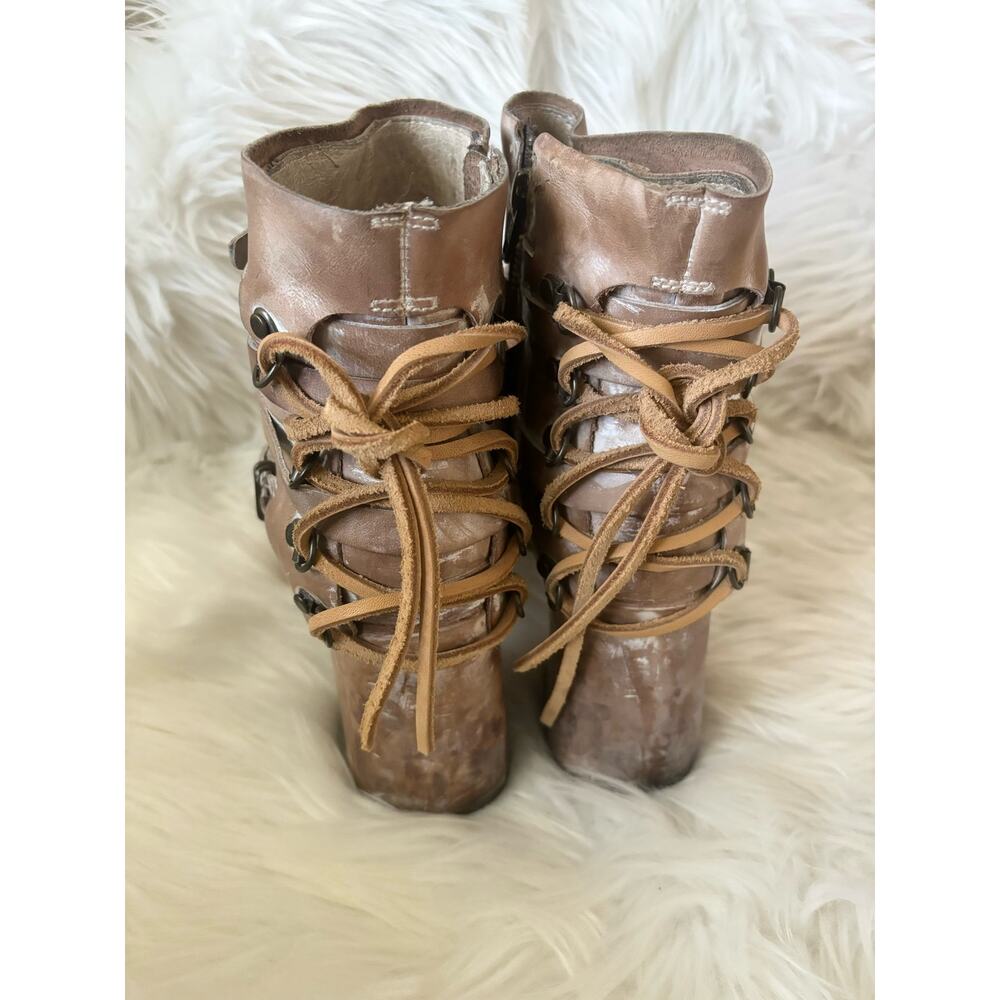 FREEBIRD BY STEVEN Hero Ankle Booties Taupe 10 - Picture 6 of 11